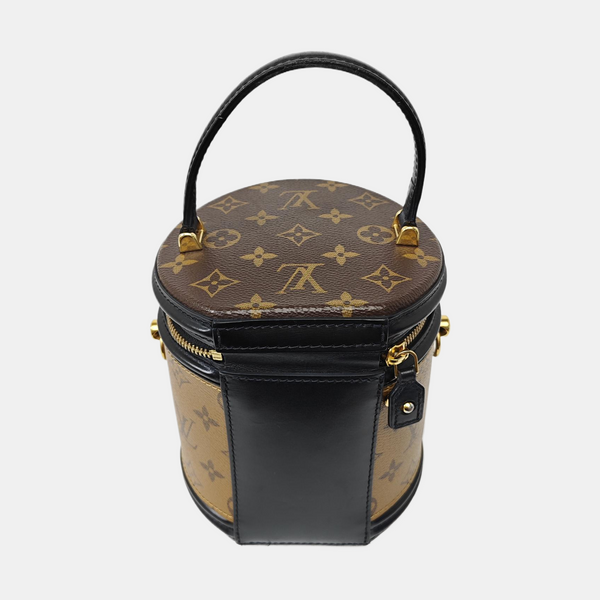 CANNES PM Monogram Coated Canvas Brown