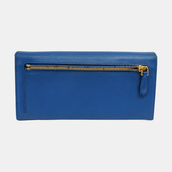 Leather Wallet Blue
