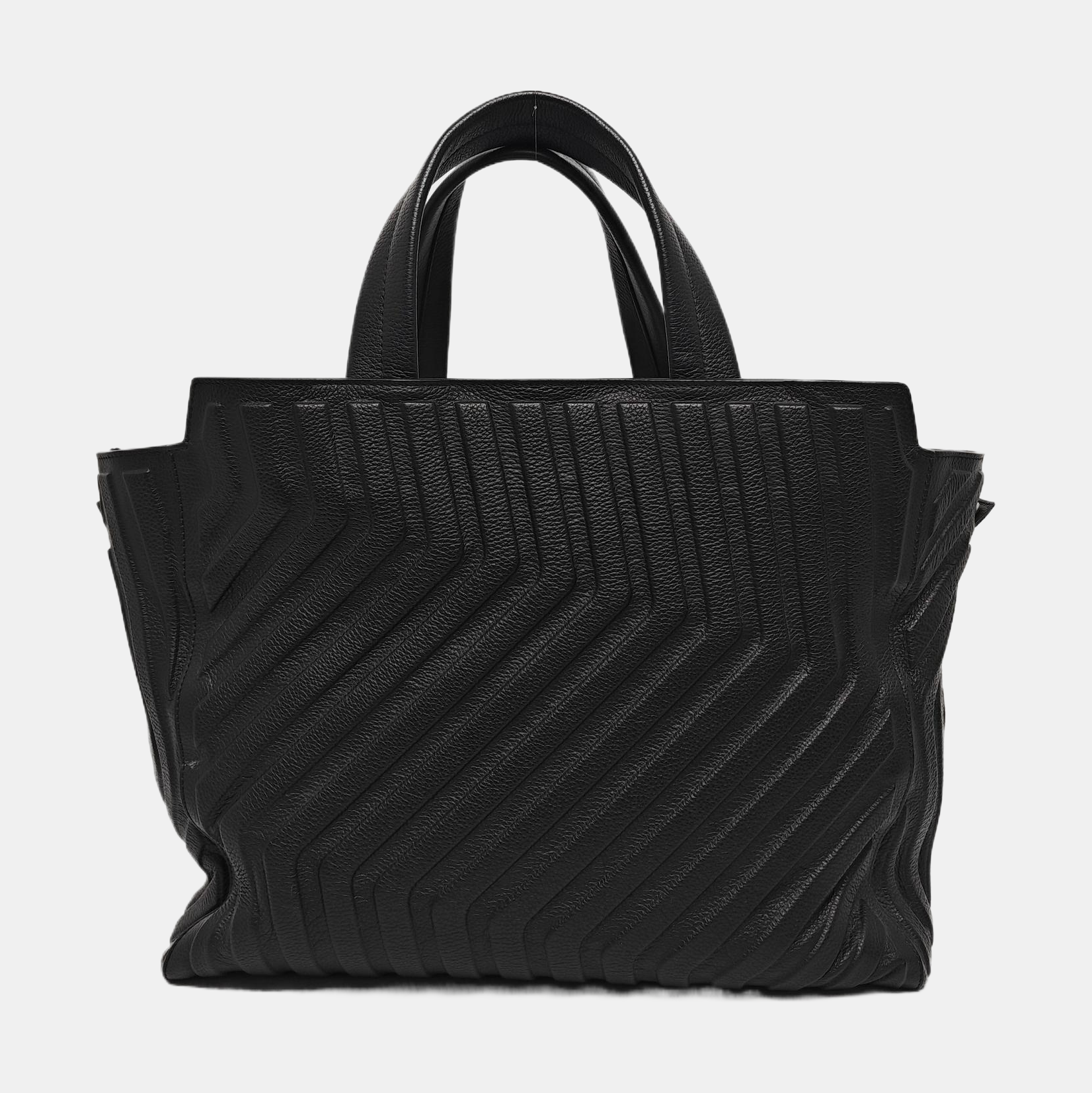HAMPTON CARRY ALL Medium Calfskin Black