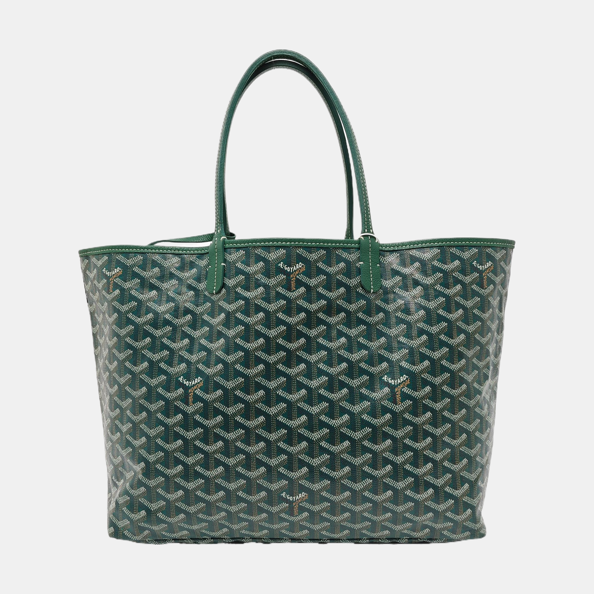Saint Louis PM Coated Canvas Green