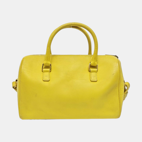 DUFFLE Calfskin Yellow