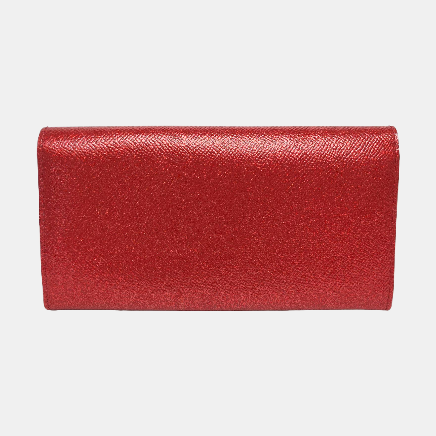 Patent Leather Wallet Red