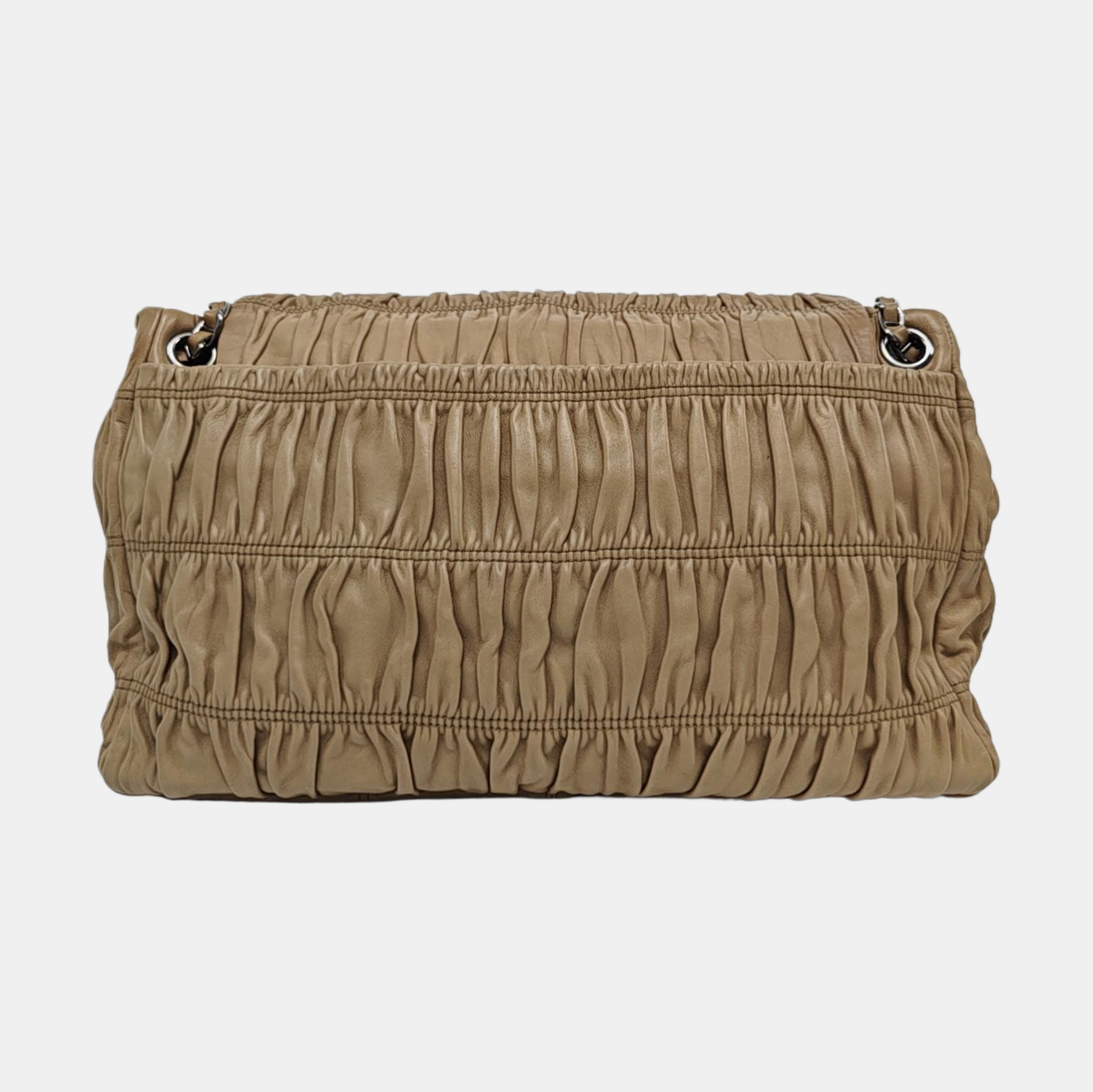 Gaufre Quilted Lambskin Beige