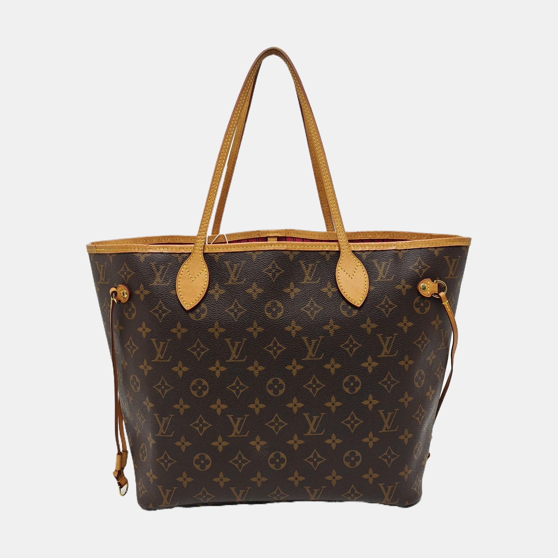 NEVERFULL MM Lona Monogram Revestida Marrón