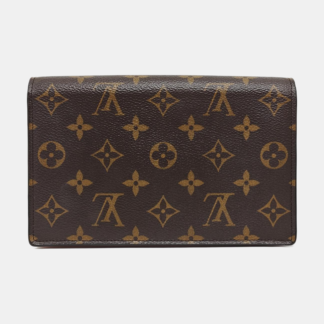 FLORE Monogram Coated Canvas Brown