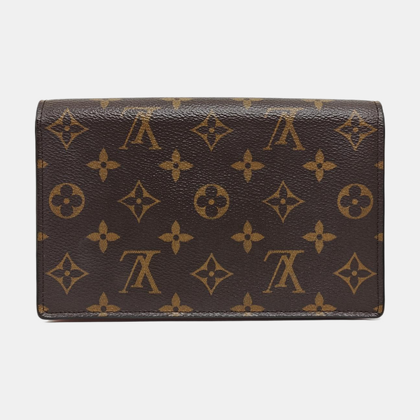 FLORE Monogram Coated Canvas Brown