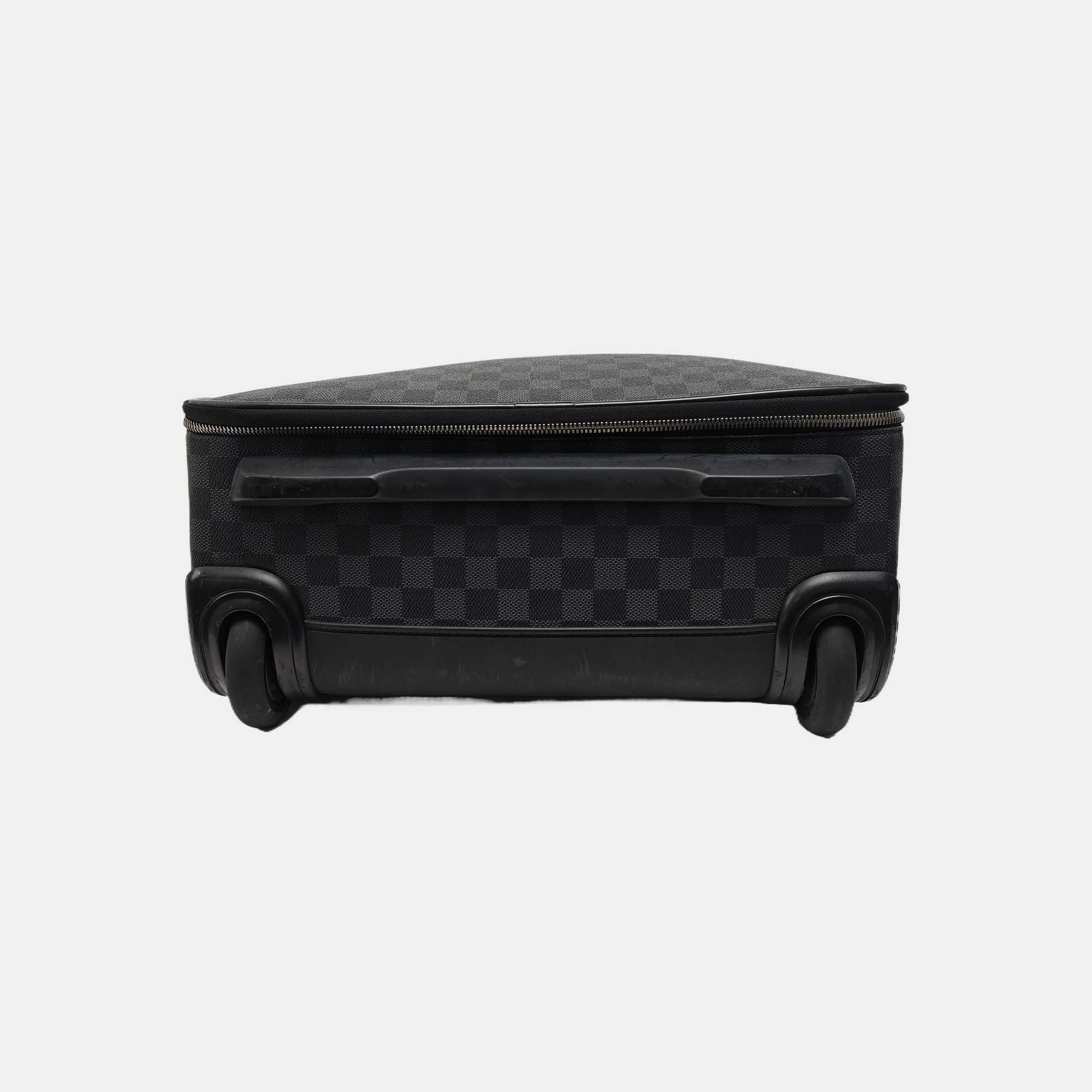 PEGASE 55 Damier Graphite Coated Canvas Black