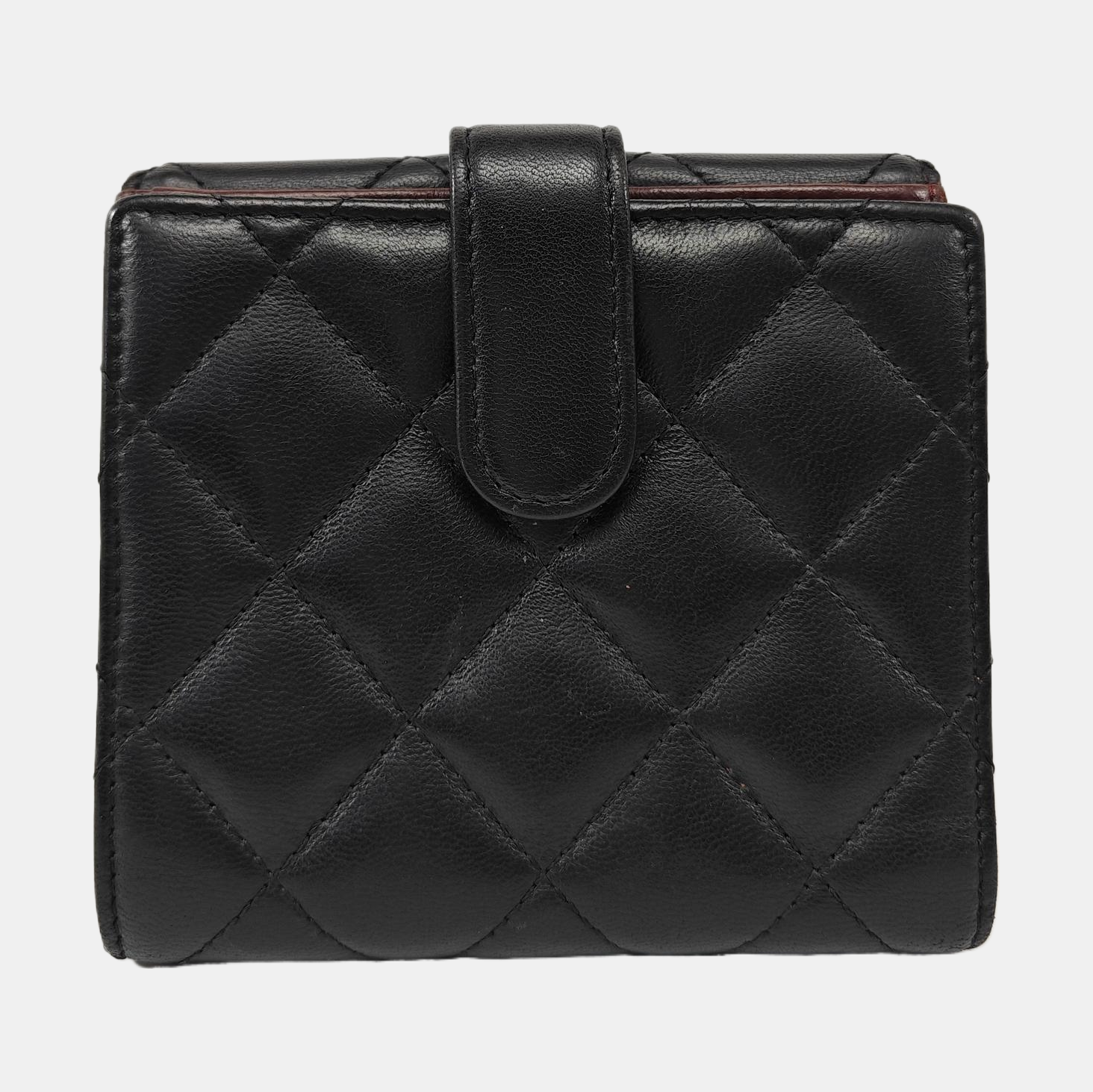Quilted Lambskin Wallet Black