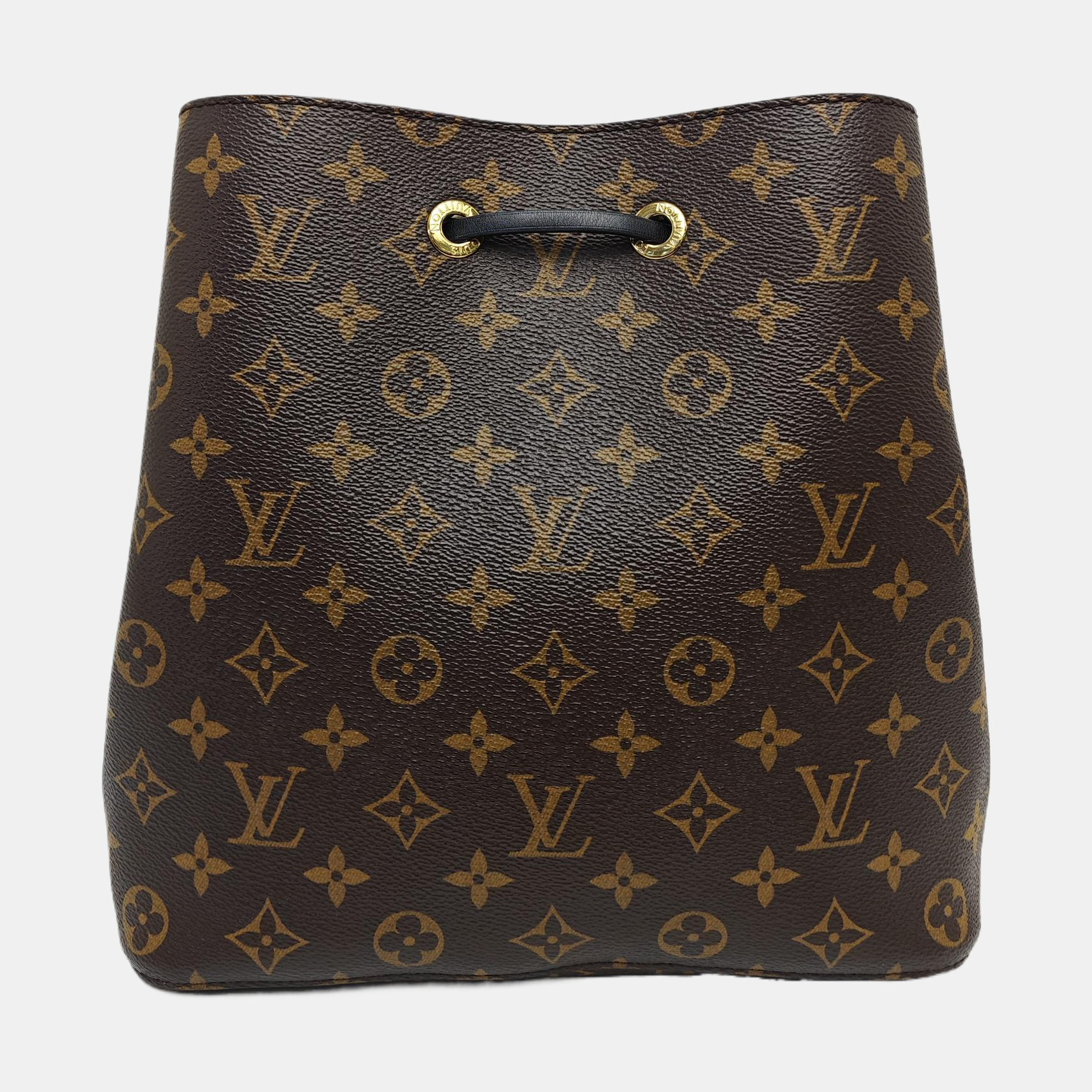 NÉONOÉ MM Monogram Coated Canvas Brown