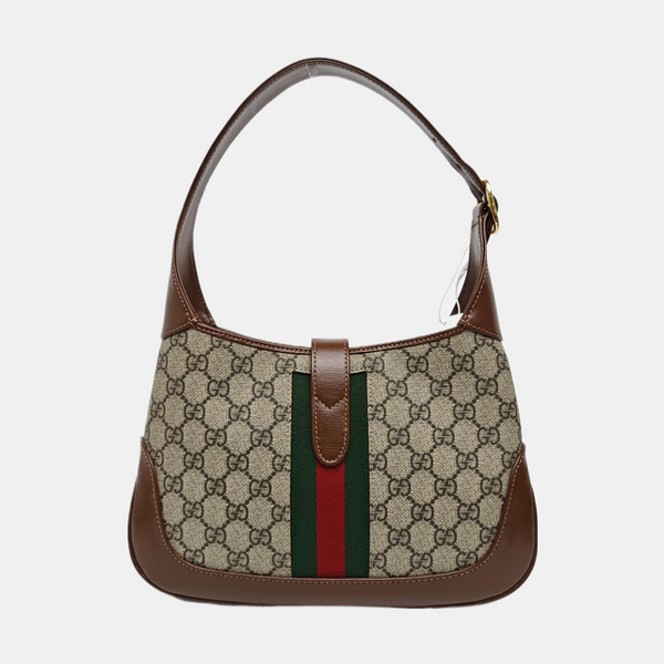Jackie 1961 Small Monogram Coated Canvas Beige