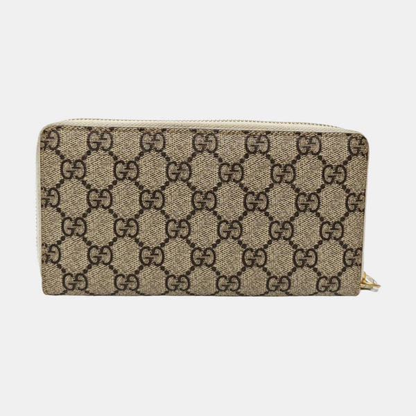 Monogram Coated Canvas Wallet Brown