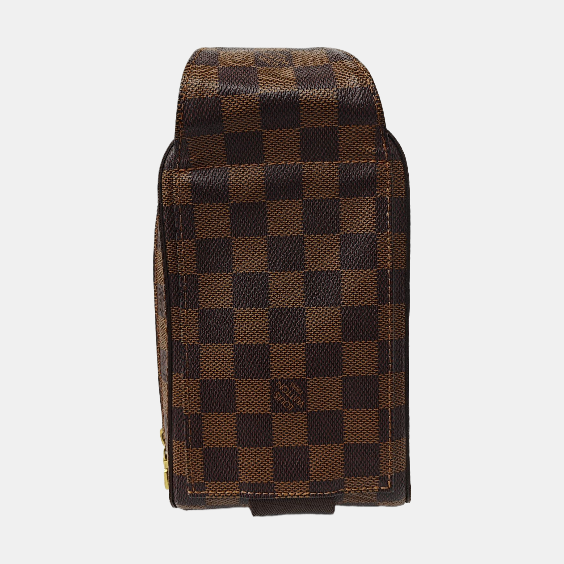 GÉRONIMOS Damier Ebene Coated Canvas Brown