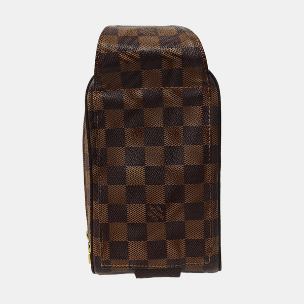 GÉRONIMOS Damier Ebene Coated Canvas Brown