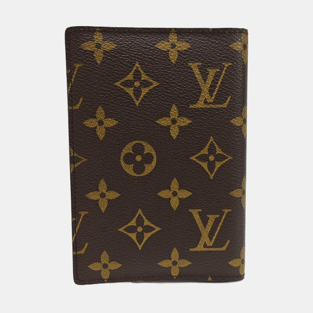 Monogram Coated Canvas Card Holder Brown
