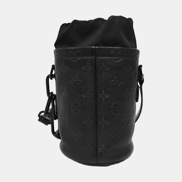 CHALK Monogram Calfskin Black