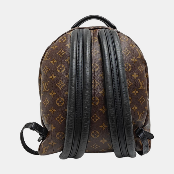 Monogram Coated Canvas Backpack Brown