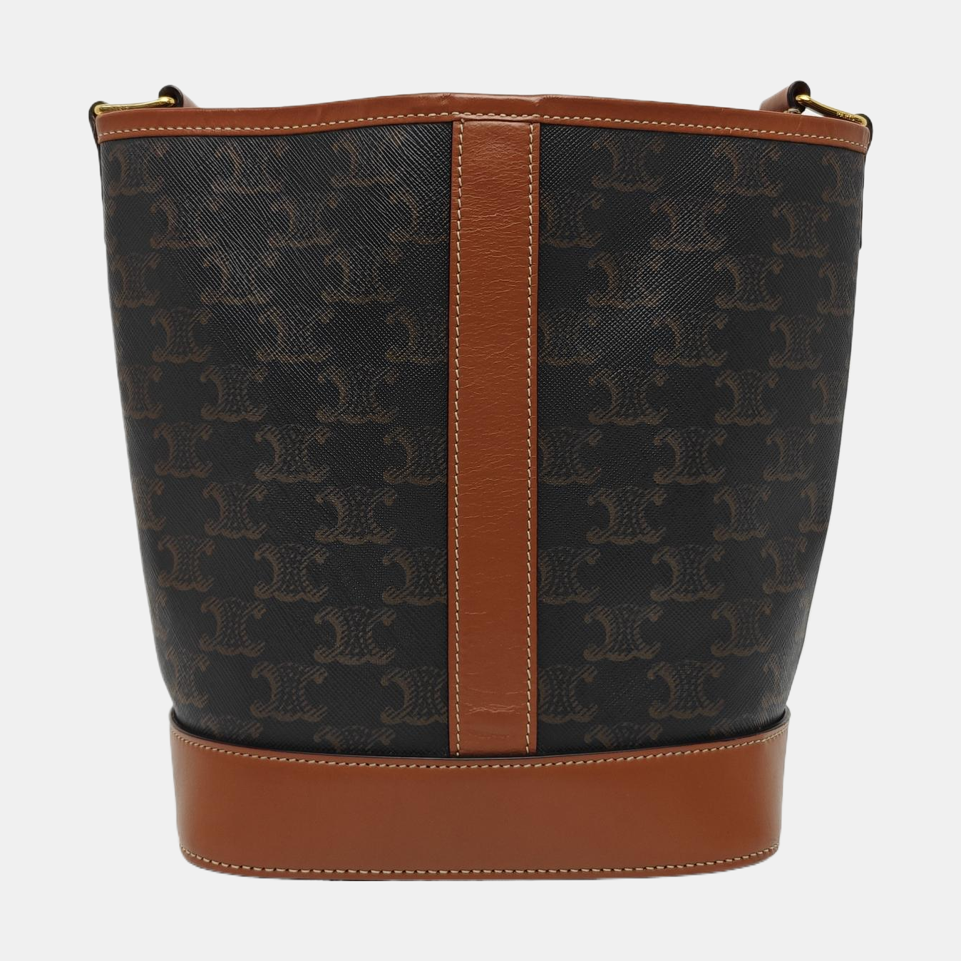 TRIOMPHE CANVAS Small Coated Canvas Brown