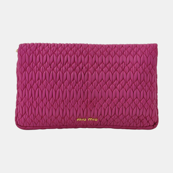 Crystal Quilted Lambskin Red