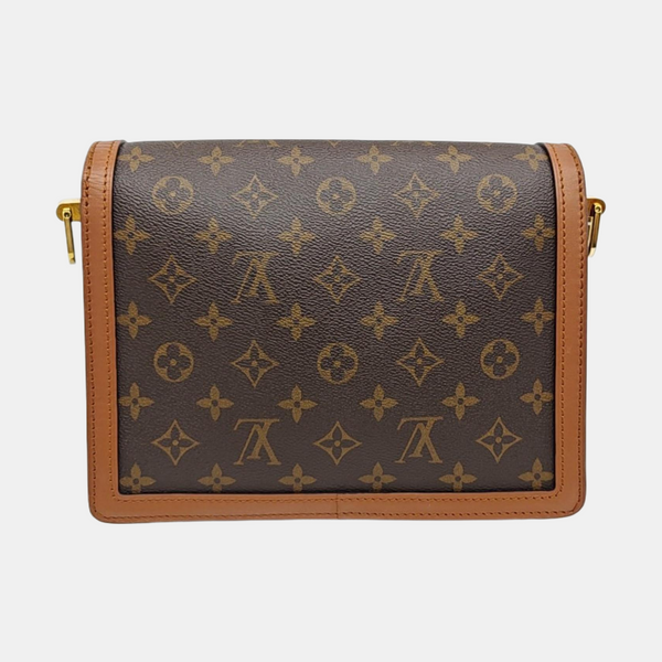 DAUPHINE MM Monogram Coated Canvas Brown