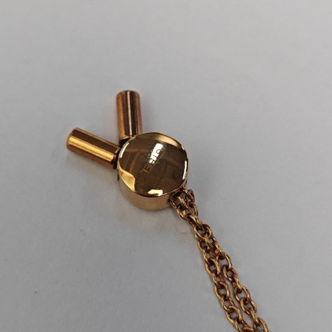 Steel Rose Gold Bracelet