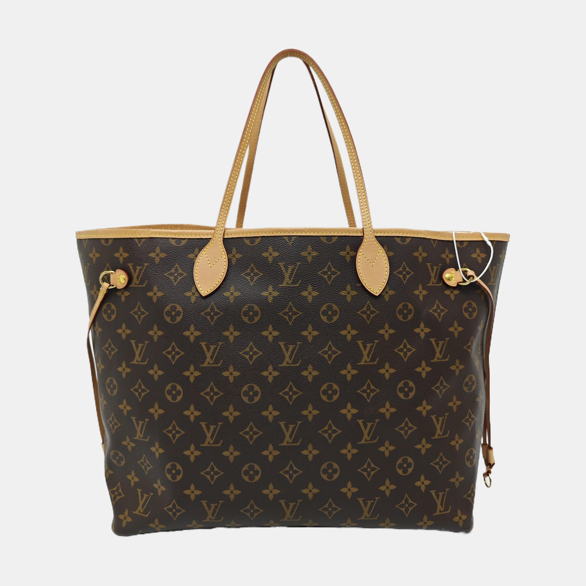 NEVERFULL GM Monogram Coated Canvas Brown