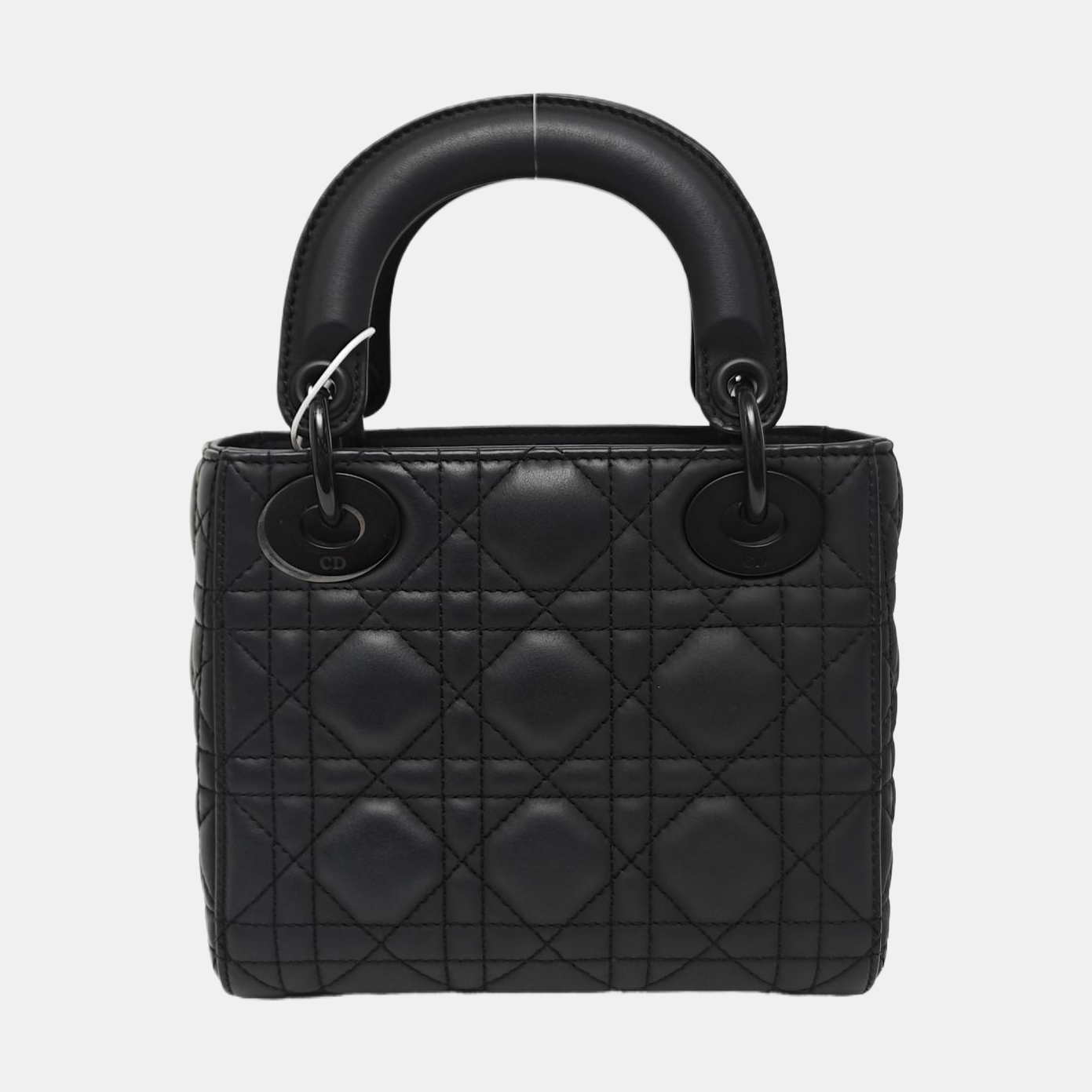 Lady Dior Mini Cannage Lambskin Black