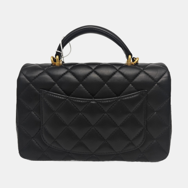 CLASSIC FLAP Mini Quilted Calfskin Black