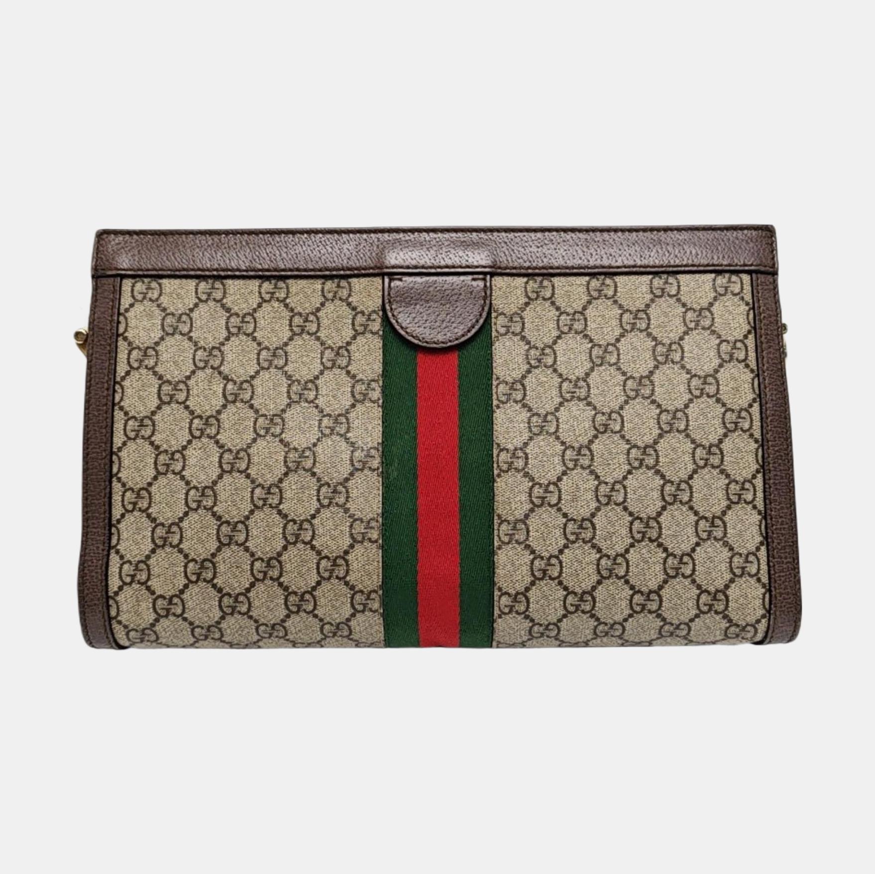 Authenticated pre-owned  Ophidia Medium Monogram Coated Canvas Beige - Shoulder Bag at Looply
