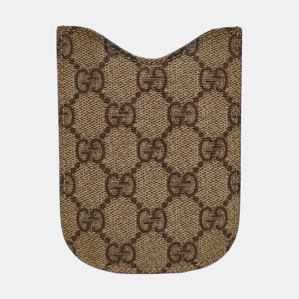 Monogram Coated Canvas Card Holder Beige