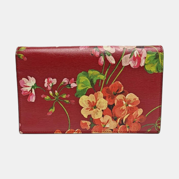 Interlocking G Small Calfskin Red