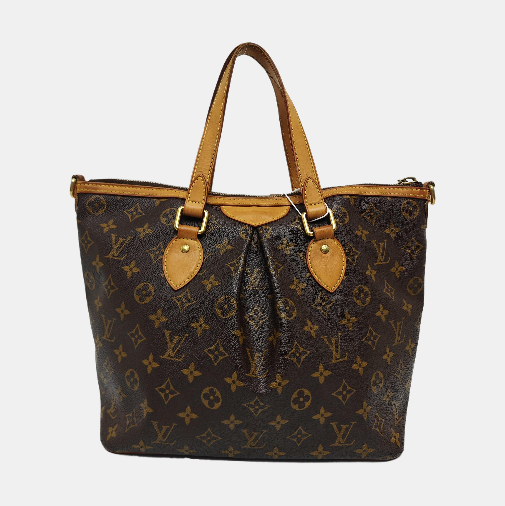 PALERMO PM Monogram Coated Canvas Brown