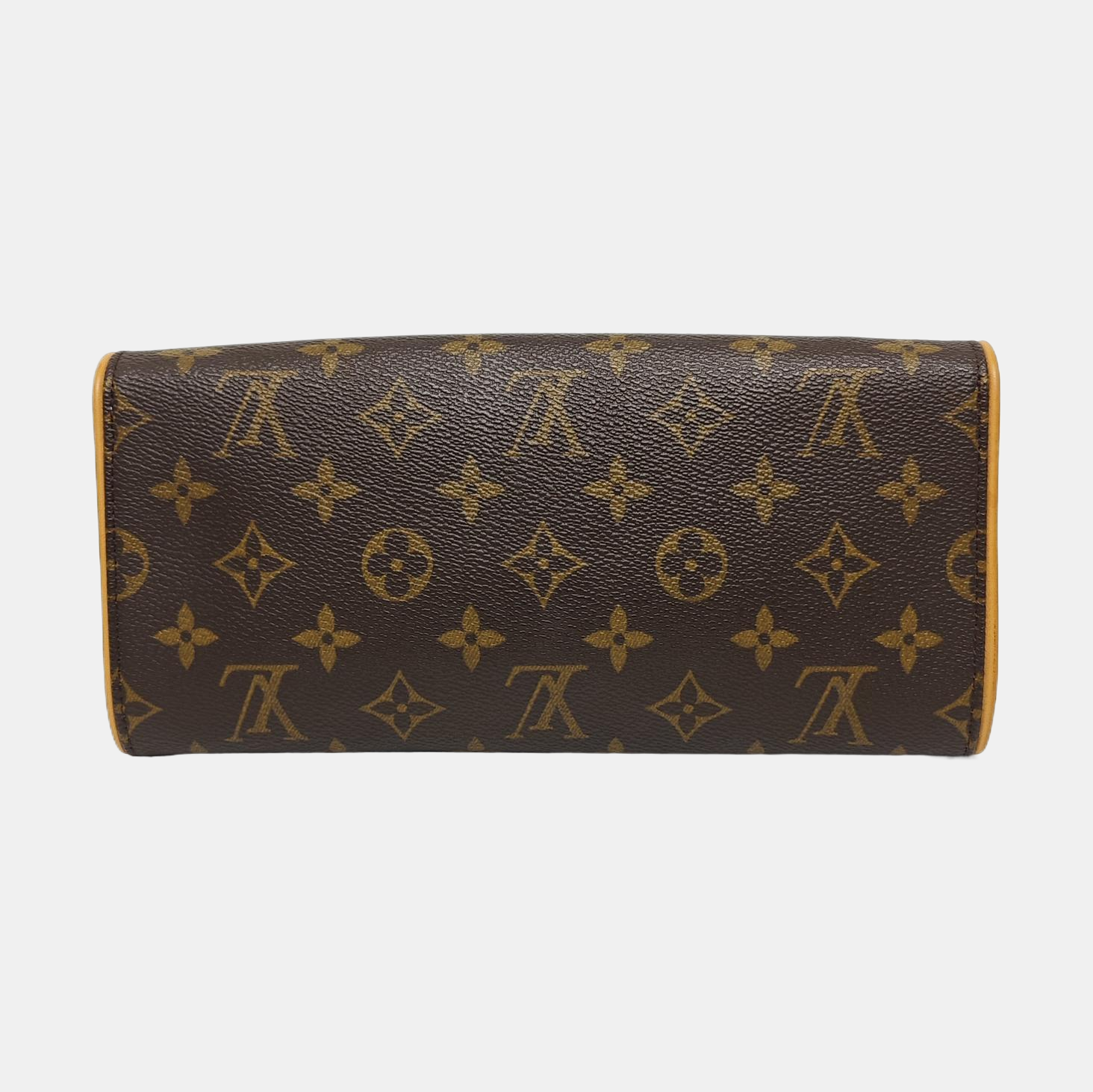 TWIN GM Monogram Coated Canvas Brown