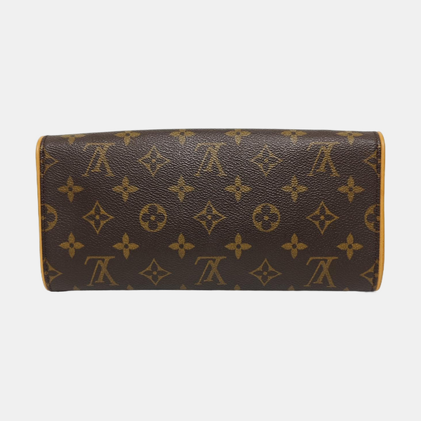 TWIN GM Monogram Coated Canvas Brown