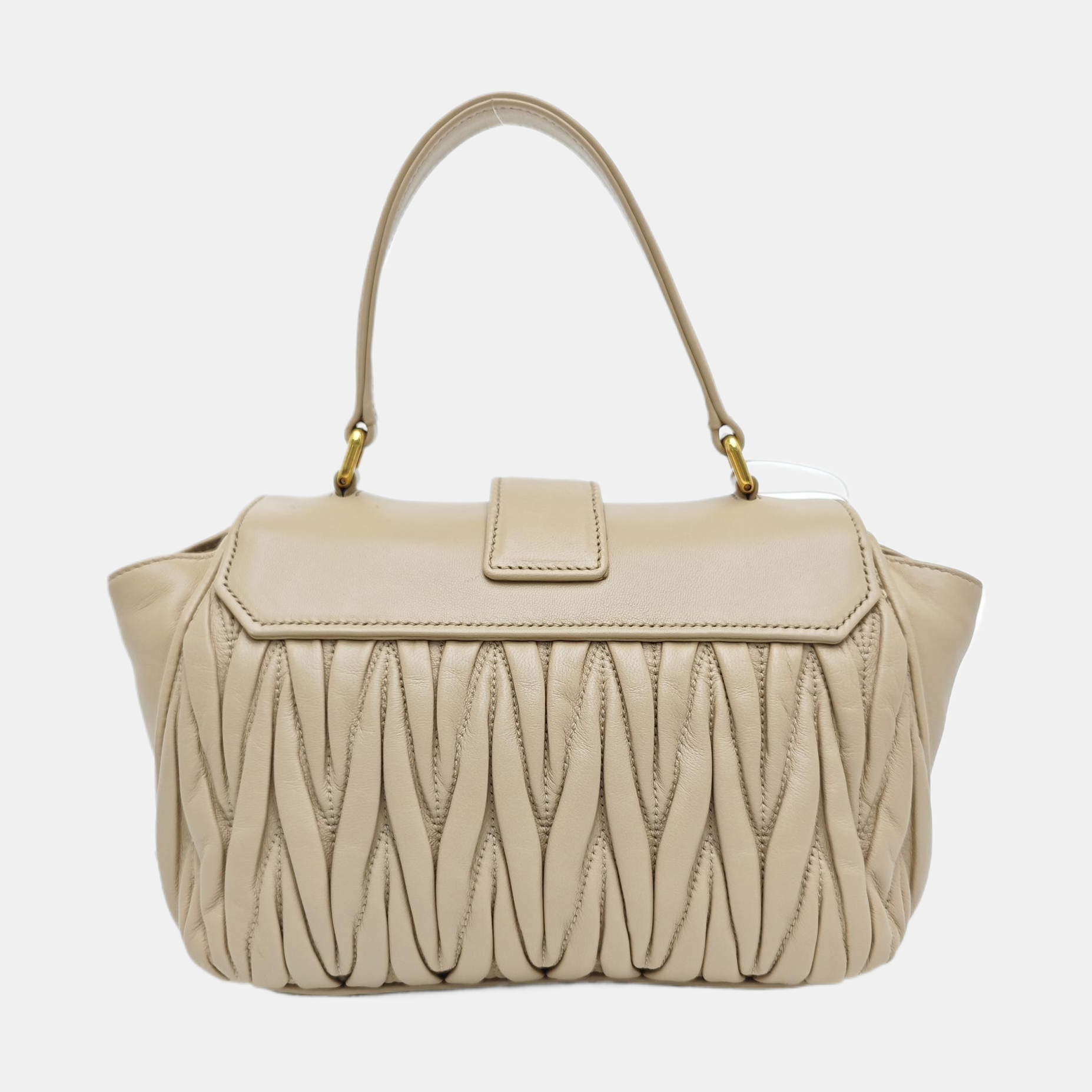 Matelassé Quilted Lambskin Beige