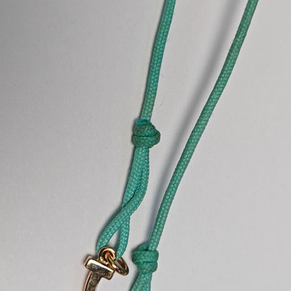 Tiffany T 18k Rose Gold Blue Bracelet