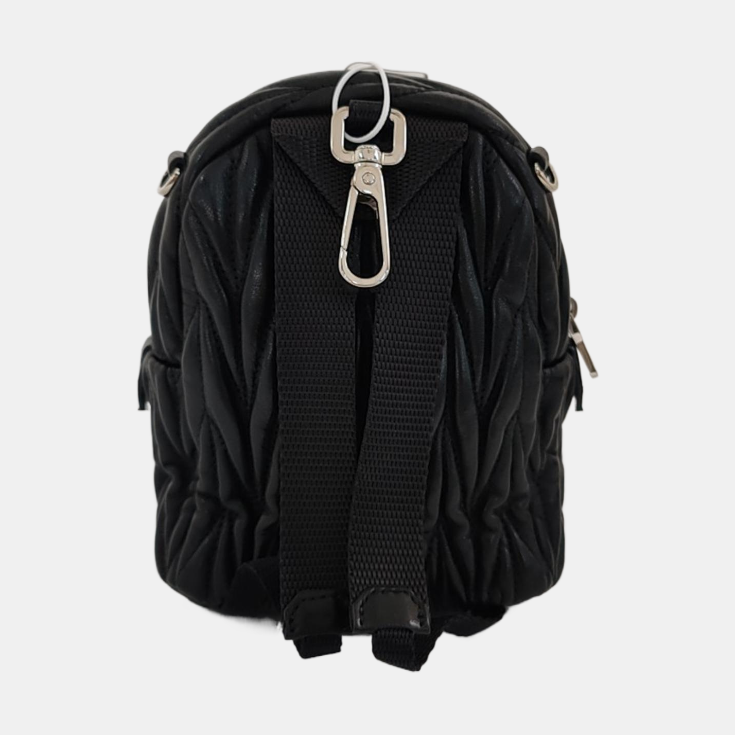 Matelassé Super Mini Lambskin Black