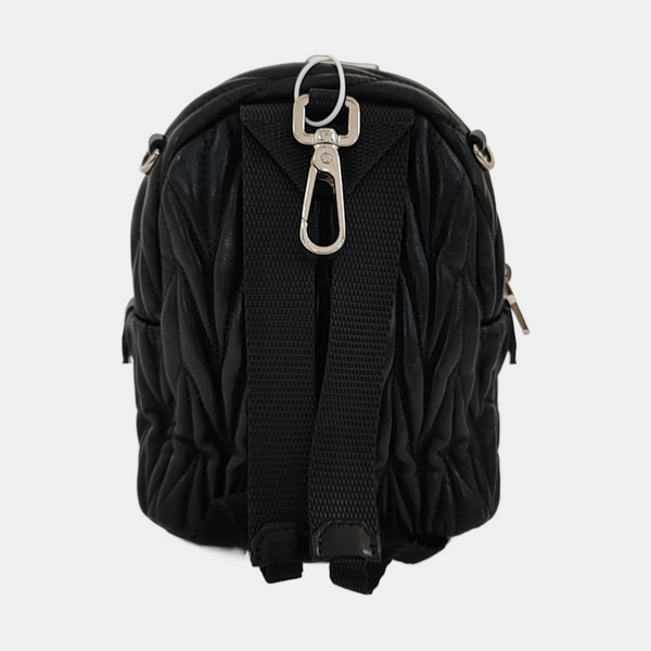 Matelassé Super Mini Lambskin Black