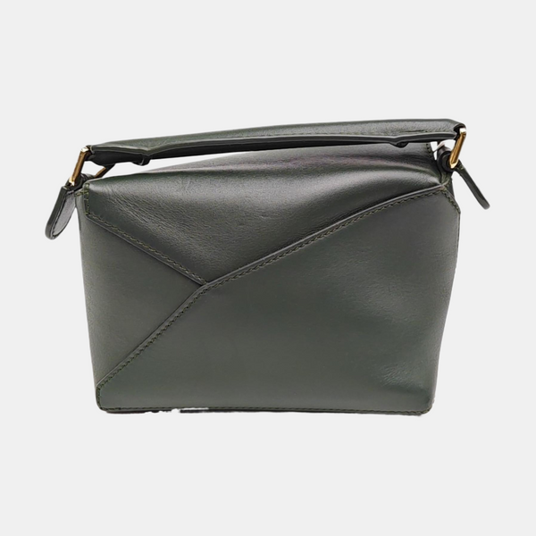 Puzzle Mini Calfskin Green