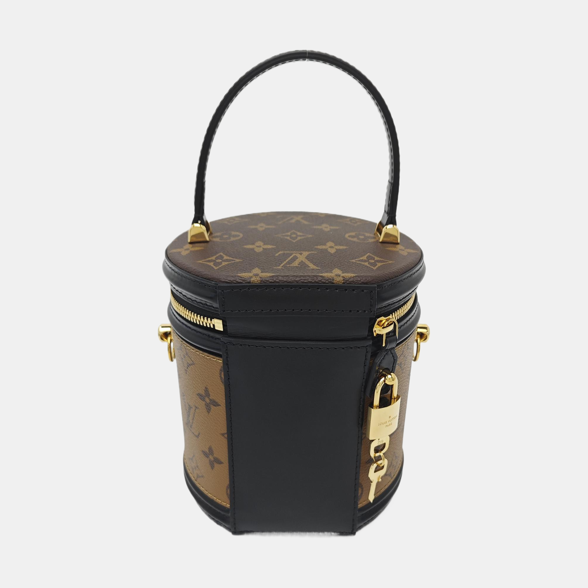 CANNES PM Monogram Coated Canvas Brown