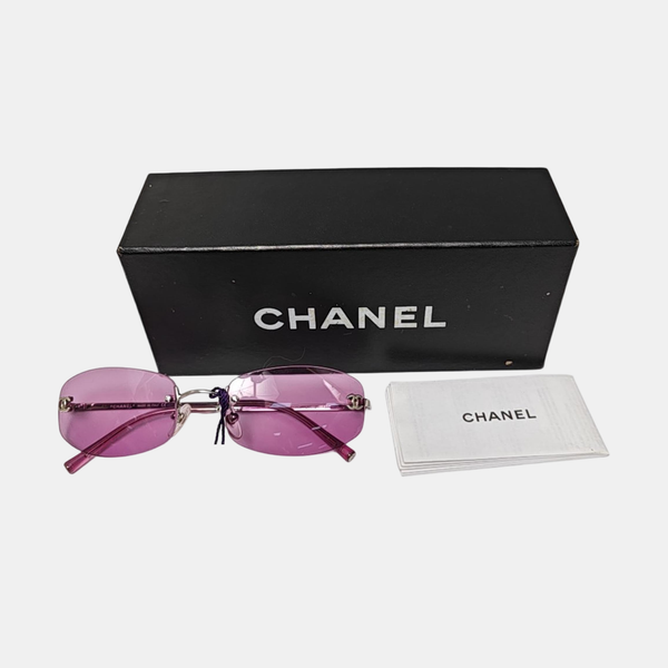 Metal Sunglasses Purple