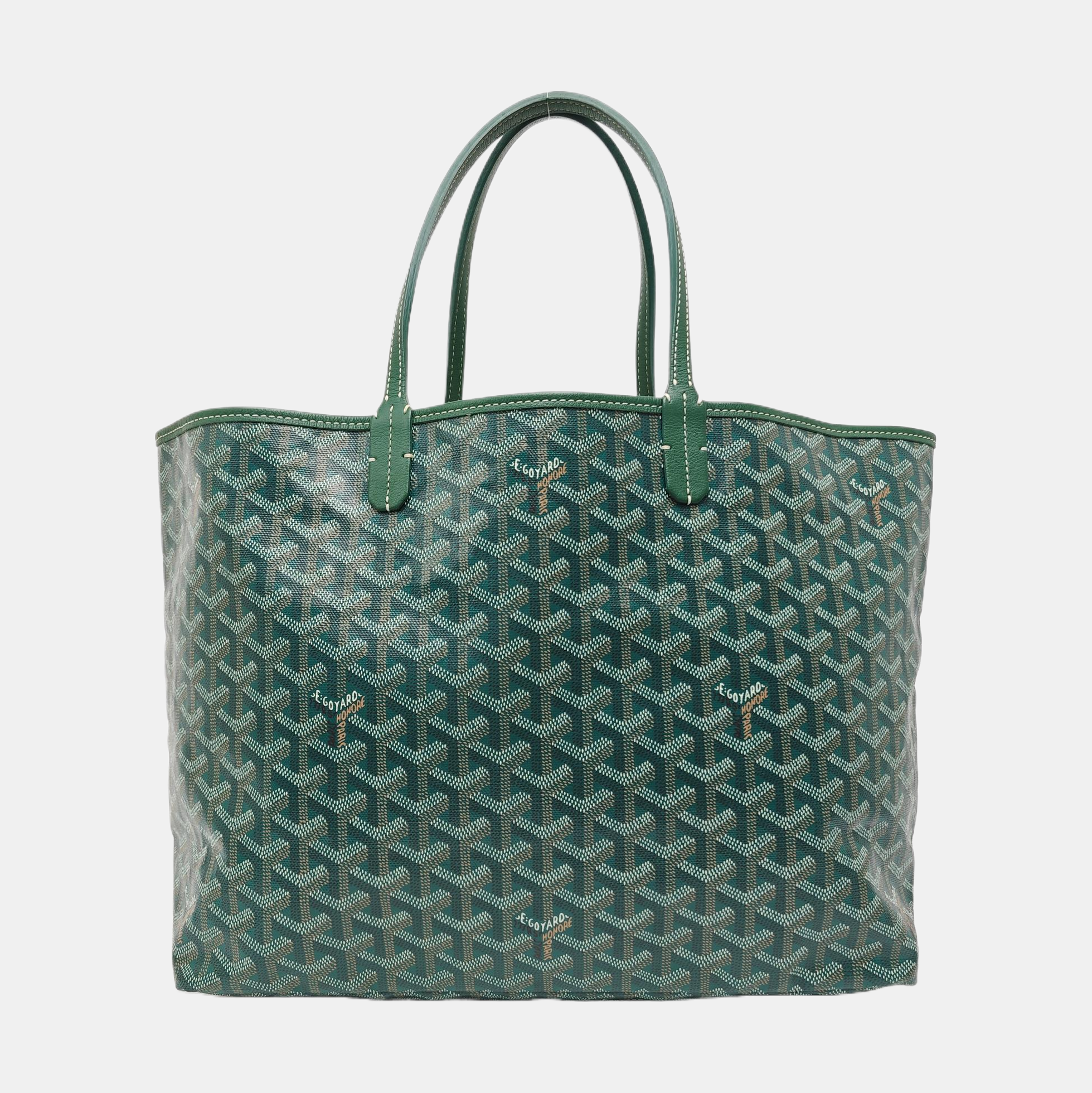Saint Louis PM Coated Canvas Green