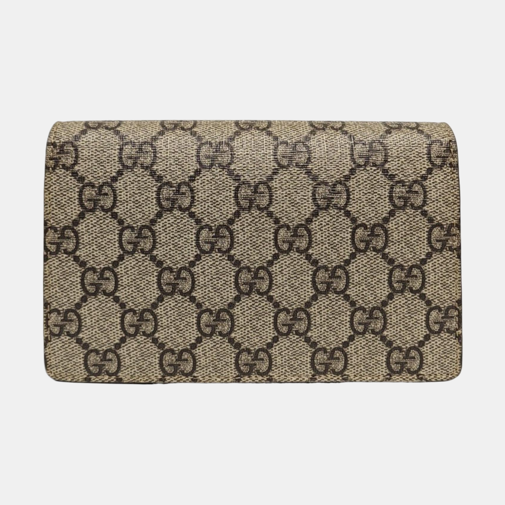 Dionysus Super Mini Monogram Coated Canvas Beige