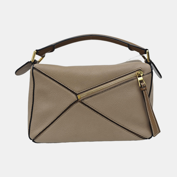 Puzzle Small Calfskin Beige