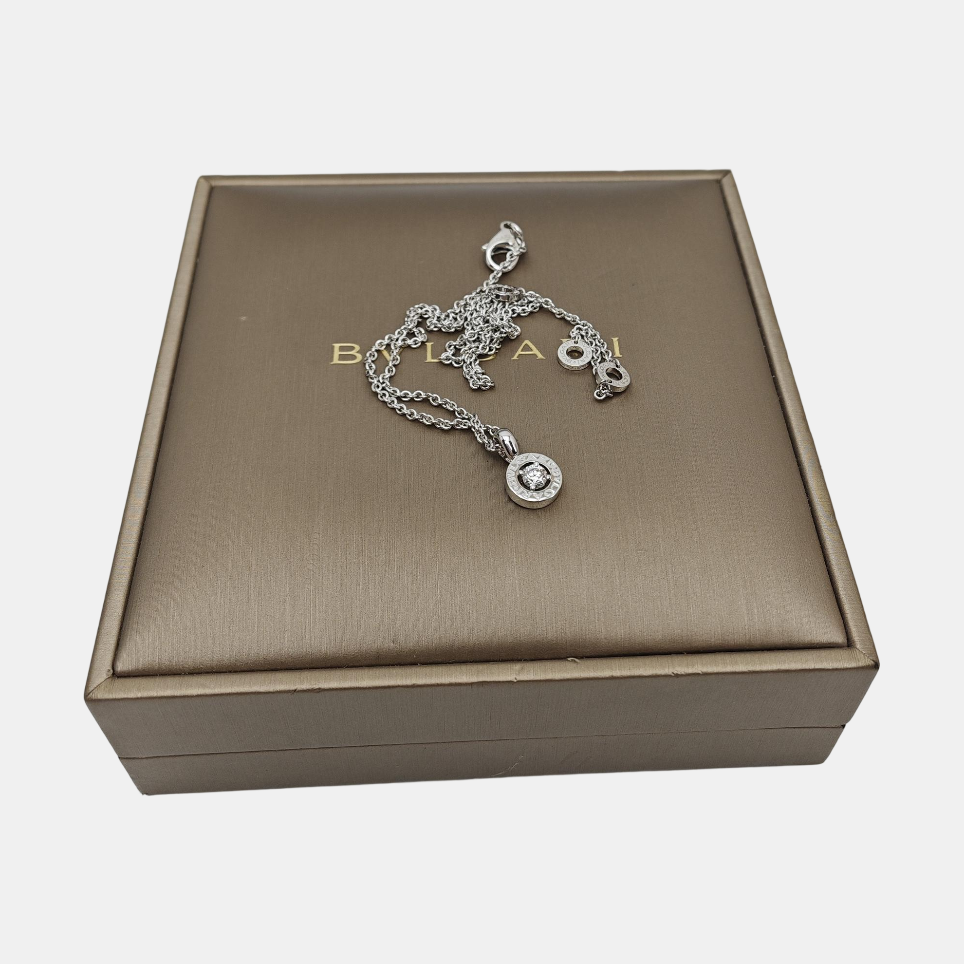 BVLGARI BVLGARI 18k White Gold Silver Necklace