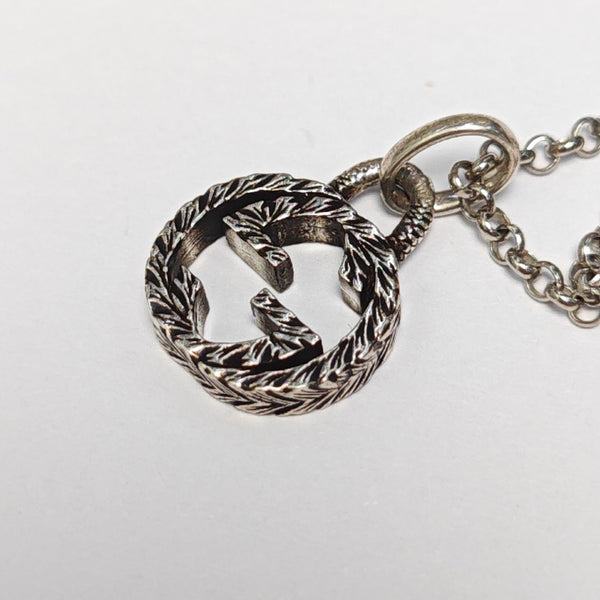 Interlocking G 925 Sterling Silver Necklace