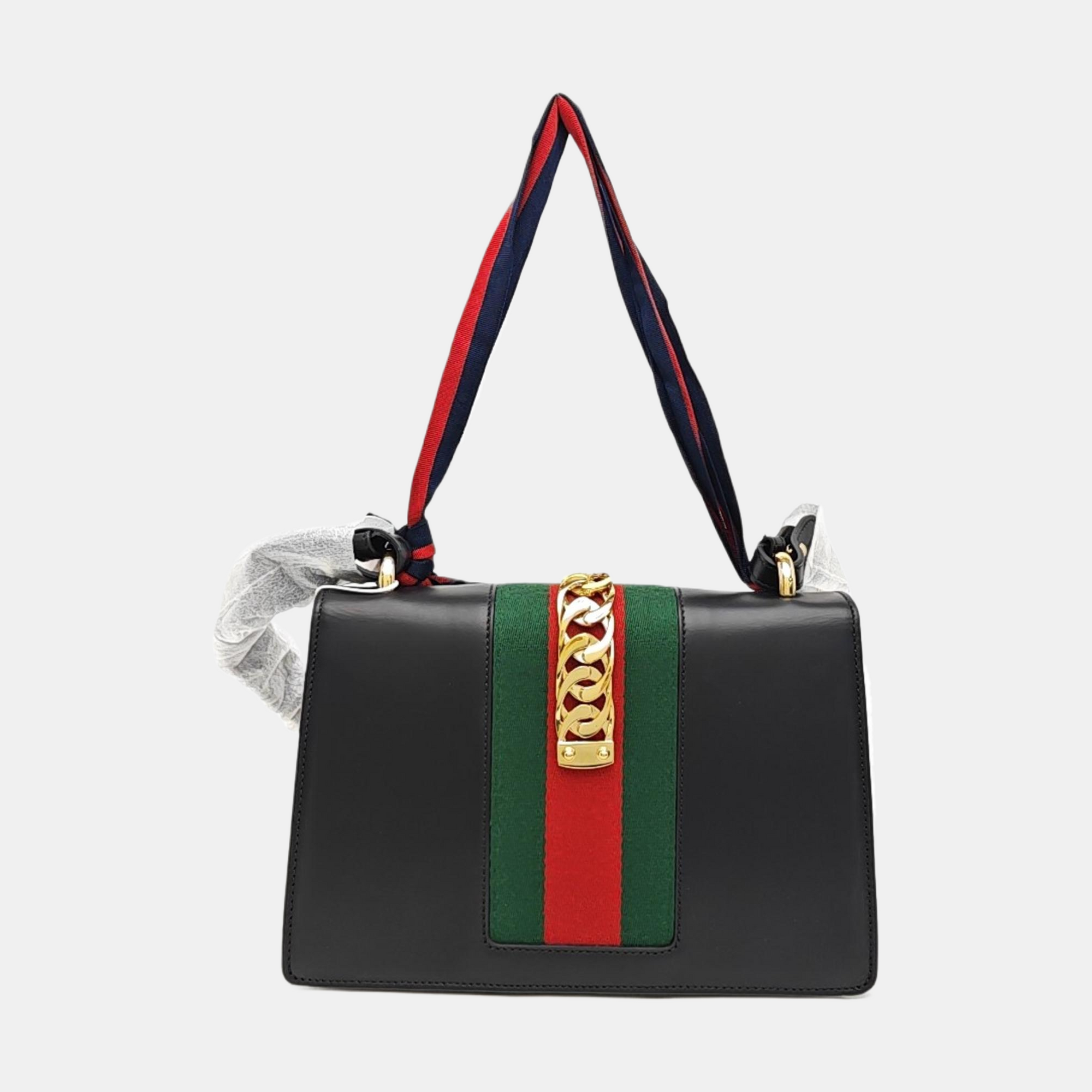 Sylvie Small Calfskin Black