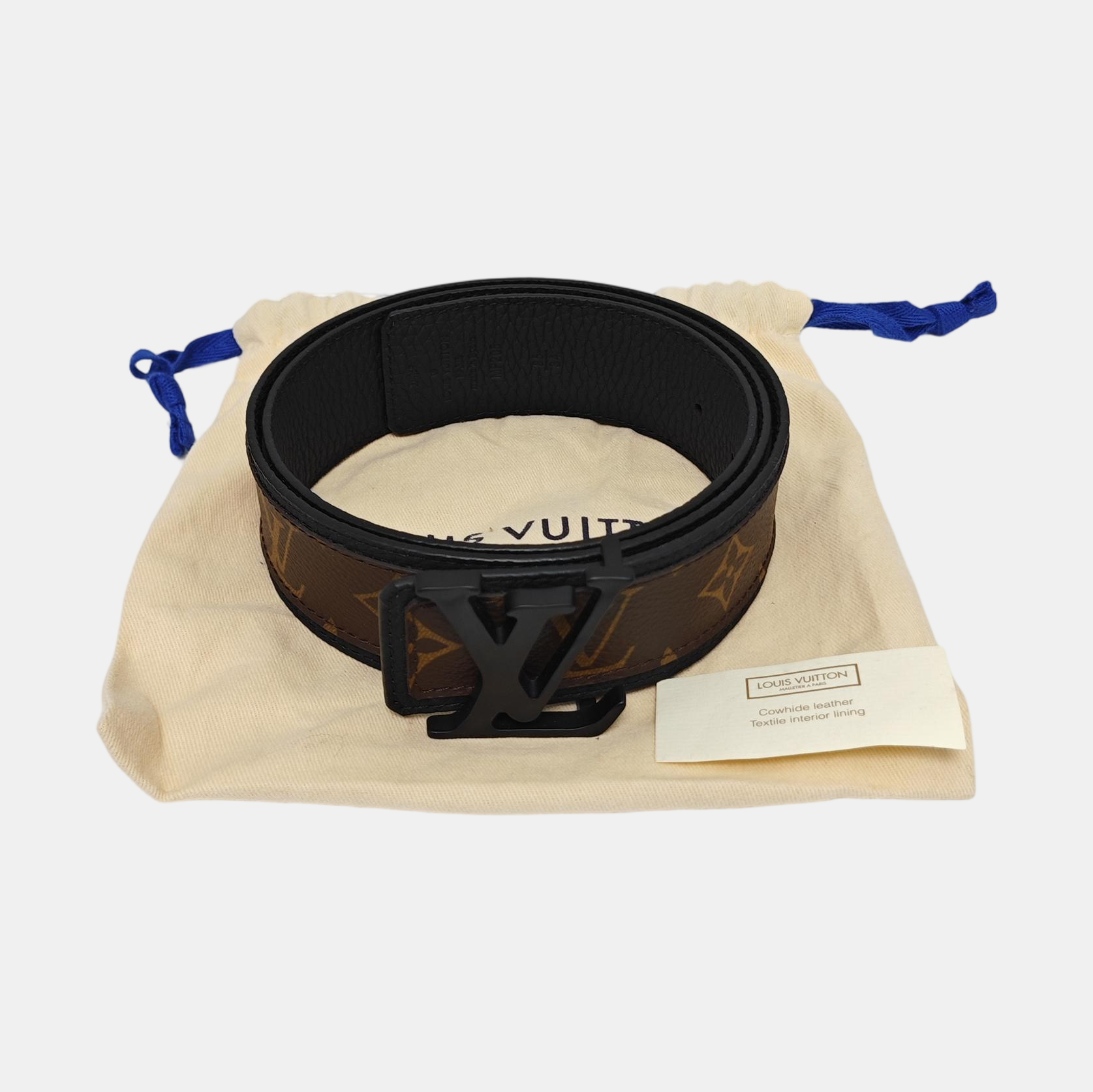 Coated Canvas Belt Brown