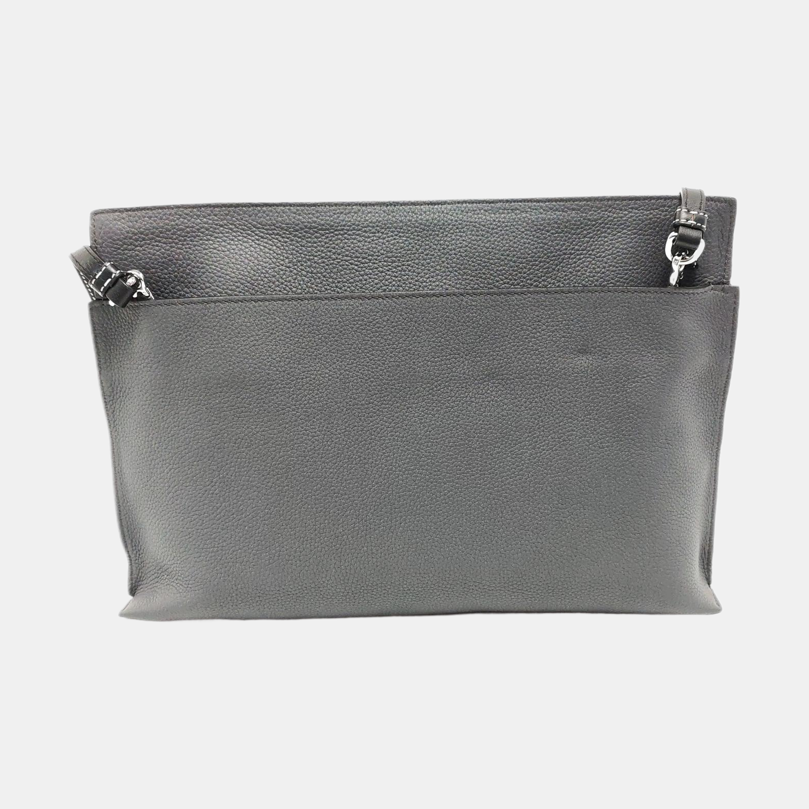 T Pouch Calfskin Gray