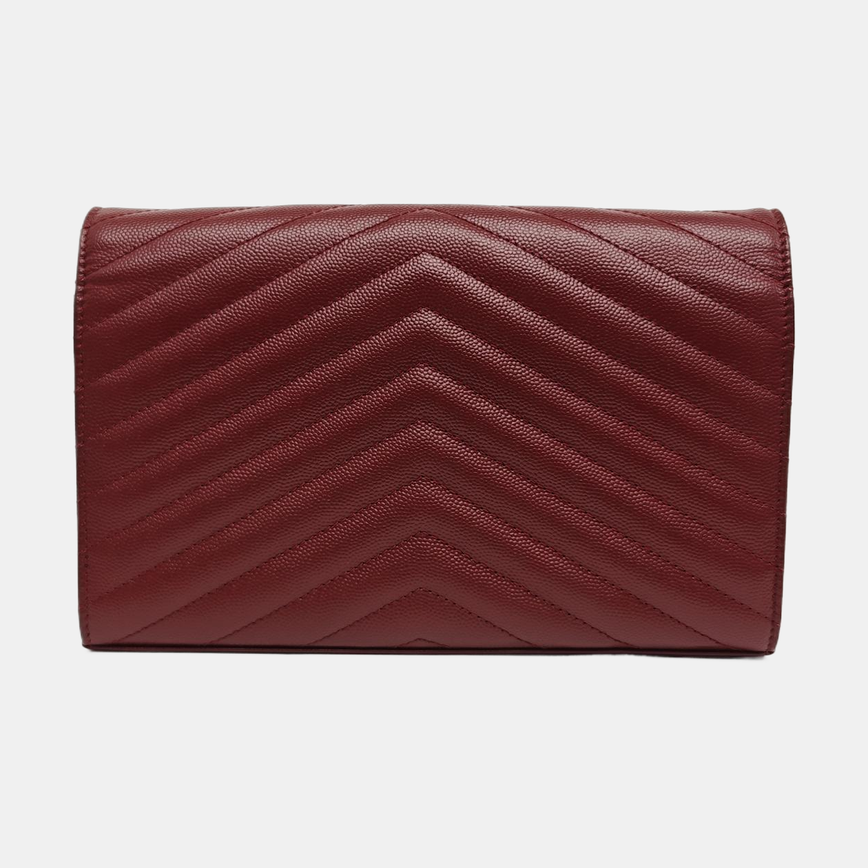 MONOGRAM Medium Chevron Calfskin Red