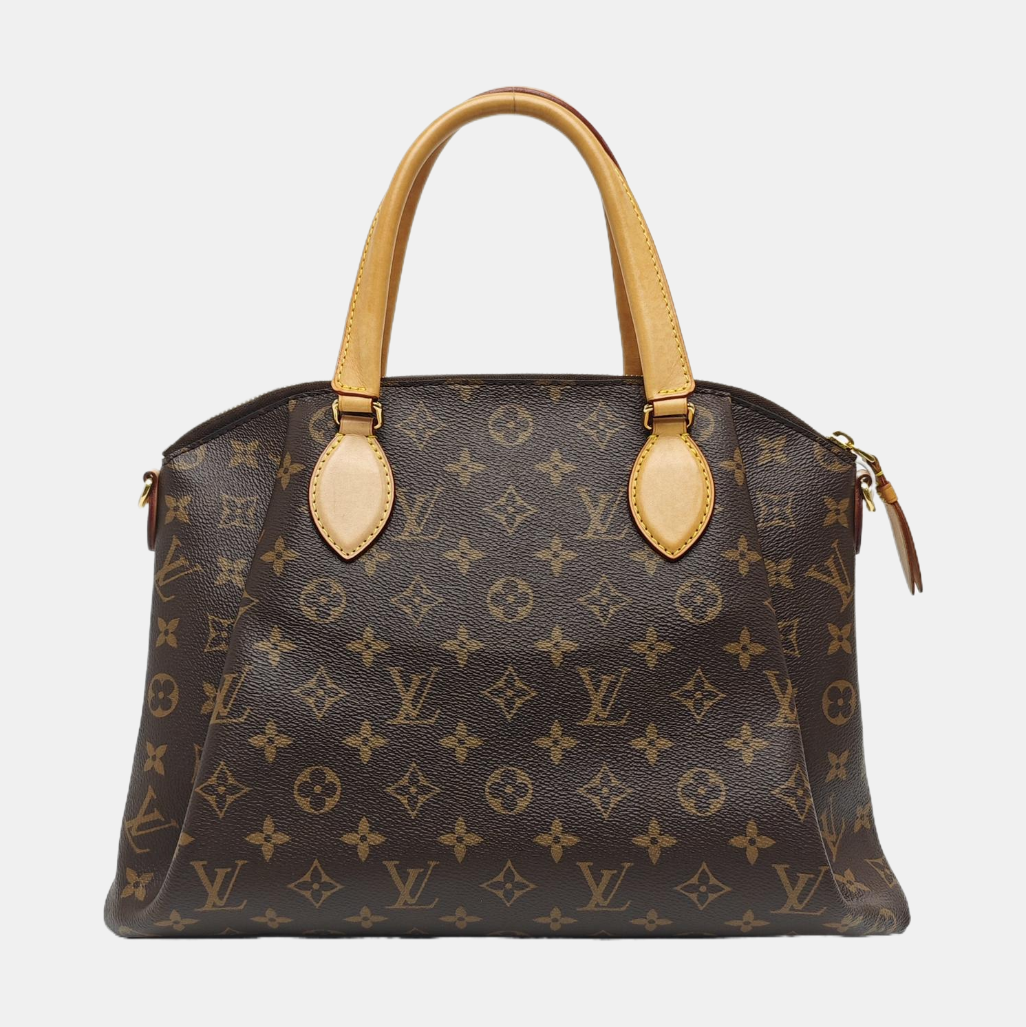 RIVOLI MM Monogram Coated Canvas Brown
